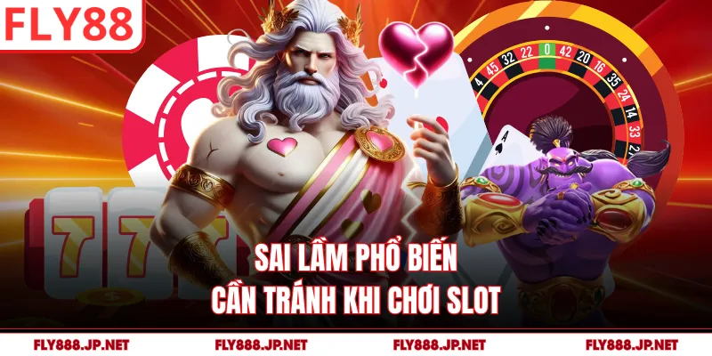 Sai lầm phổ biến cần tránh khi chơi slot